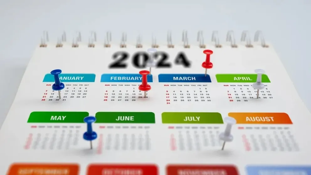 Calendario de feriados 2024: estos son los días de descanso