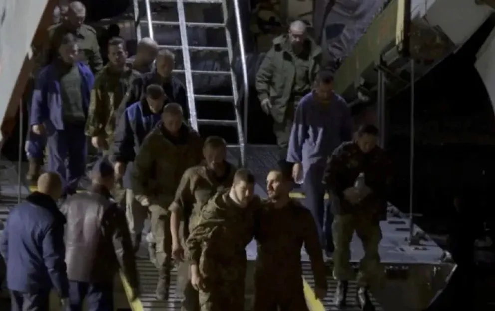 Ucrania y Rusia realizaron el primer intercambio de prisioneros del año