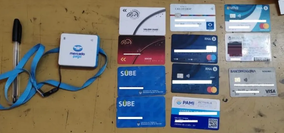 Recuperaron tarjetas y una moto las cuales habían sido sustraída en la región