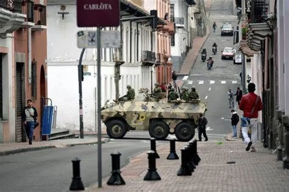 Crisis en Ecuador: el Gobierno argentino ofreció enviar fuerzas de seguridad