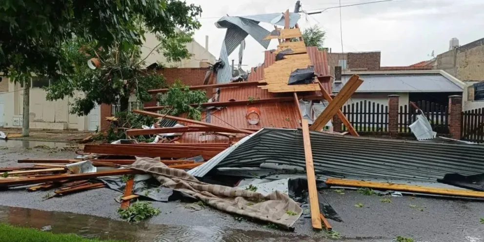 Trágico temporal en Miramar: murió un adolescente de 17 años