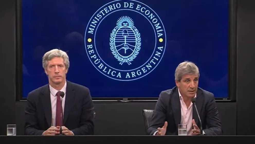 Caputo habló tras el acuerdo con el FMI y advierte medidas más duras si no se aprueba la ley Ómnibus
