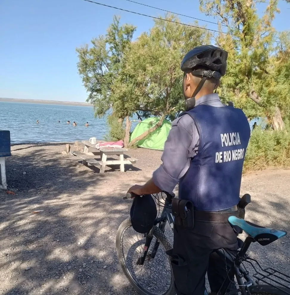 Refuerzan con más policías y controles en la seguridad en la península Ruca Có 