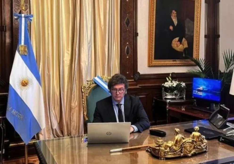 Milei celebró la inflación del 25,5% con un polémico meme