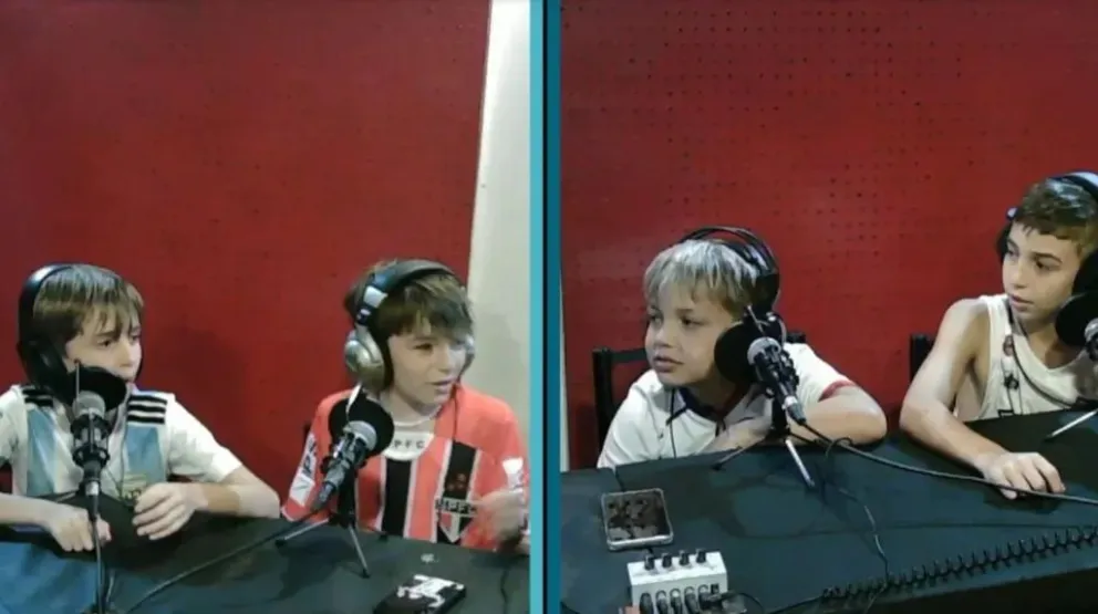 ¡Un éxito viral!: cinco nenes revolucionan las redes hablando de fútbol