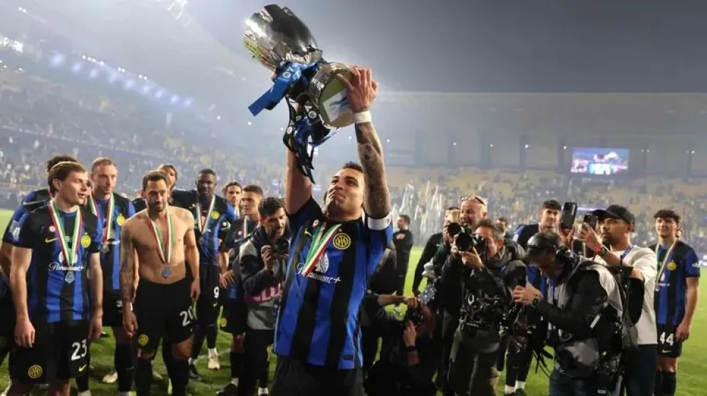 Inter conquista la Supercopa de Italia con un gol agónico de Lautaro Martínez