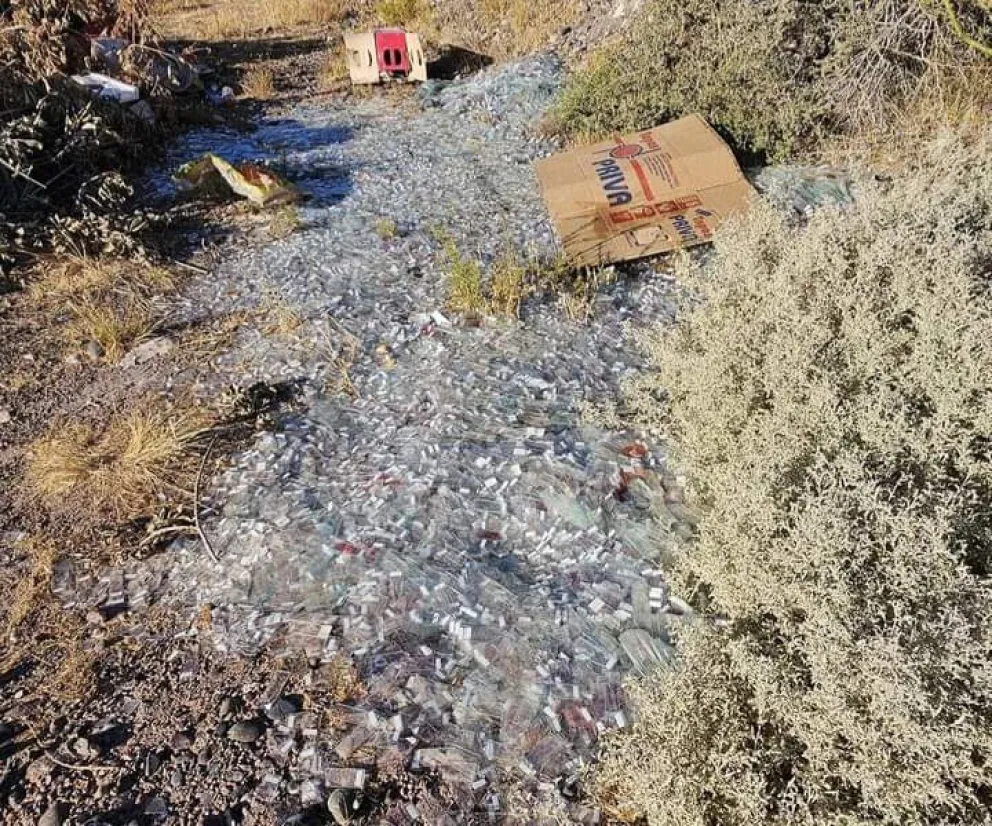 Encontraron residuos patológicos peligrosos en las bardas 