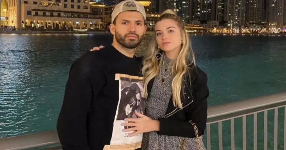 El Kun Agüero se convertirá en padre por segunda vez, junto a Sofía Calzetti
