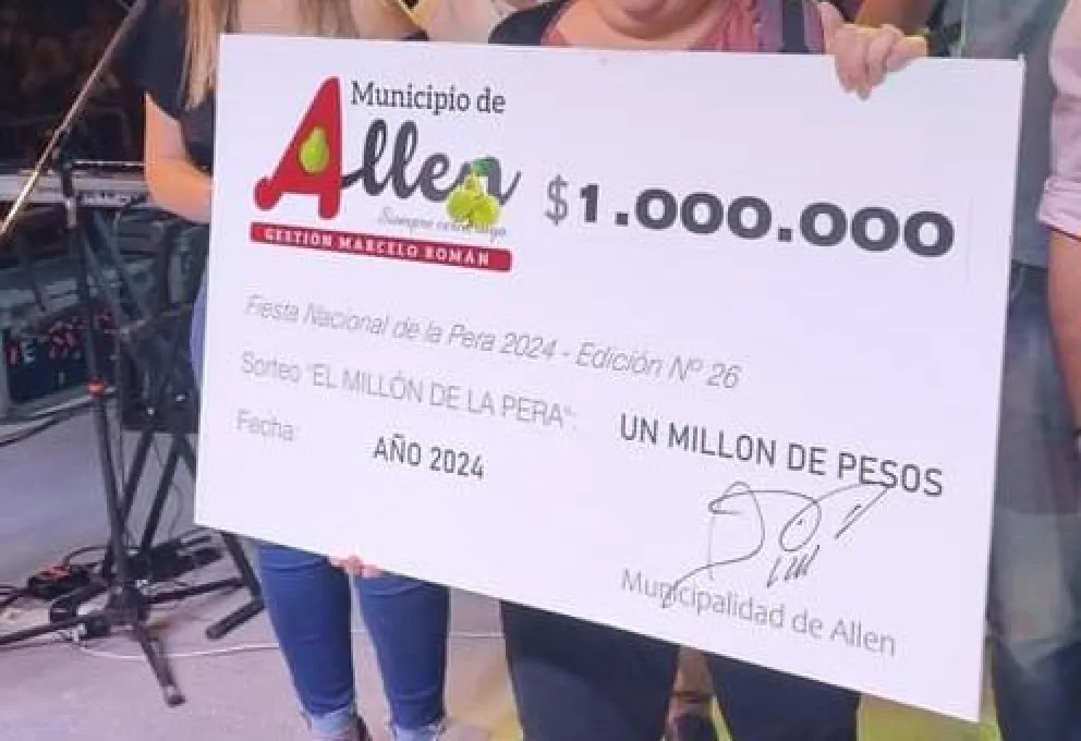 ¡Y se volvió a sortear! Ya hay una nueva ganadora del millón de la Fiesta Nacional de la Pera