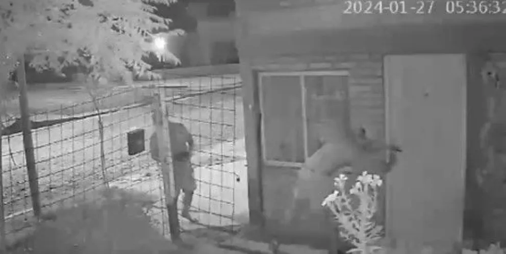 Delincuentes intentaron ingresar a una casa para robar durante la madrugada