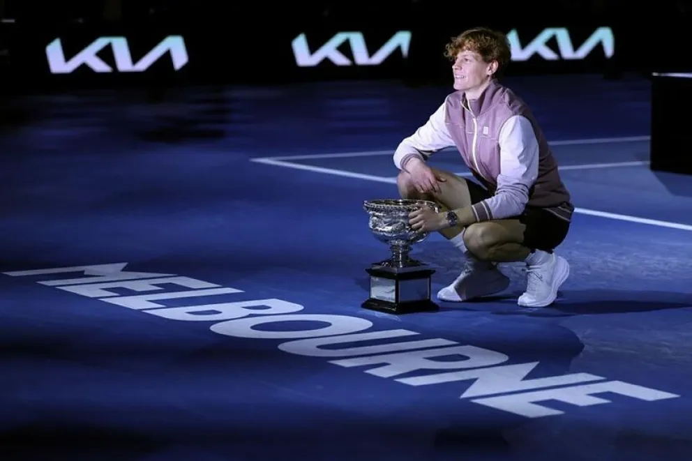 Con tan sólo 22 años, el italiano Jannik Sinner se coronó campeón del Abierto de Australia