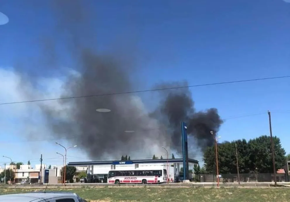 Devastador incendio rural en cercanías de la Ruta 65