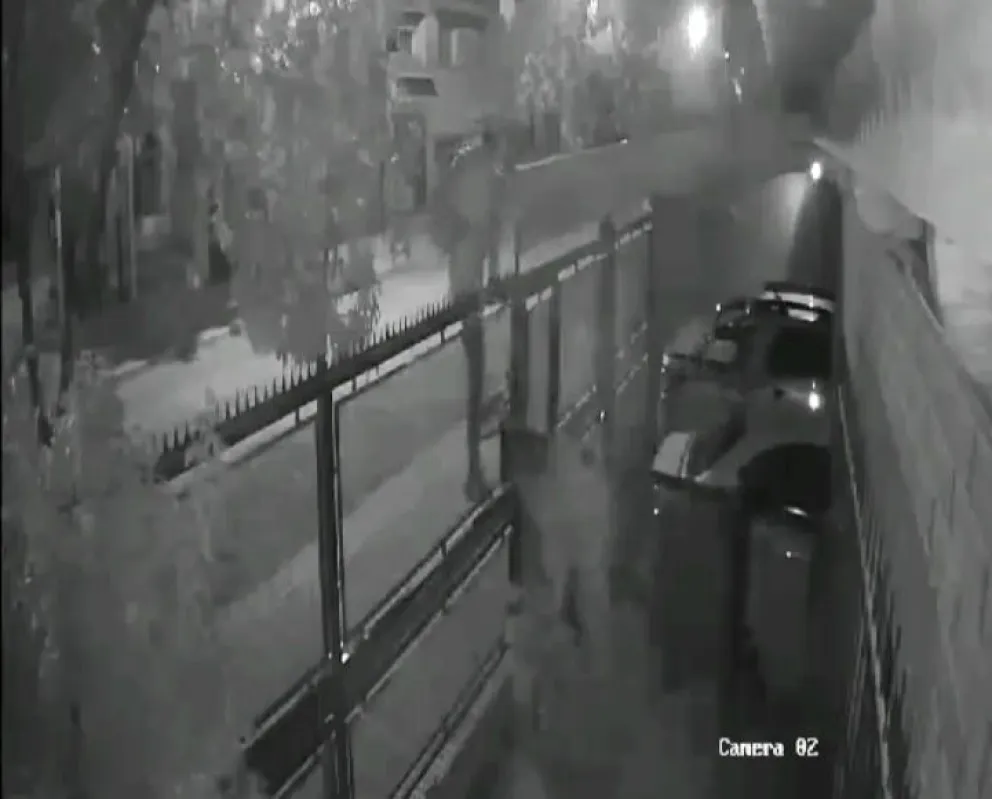    Entró a robar una bicicleta y quedó grabado en las cámaras de seguridad