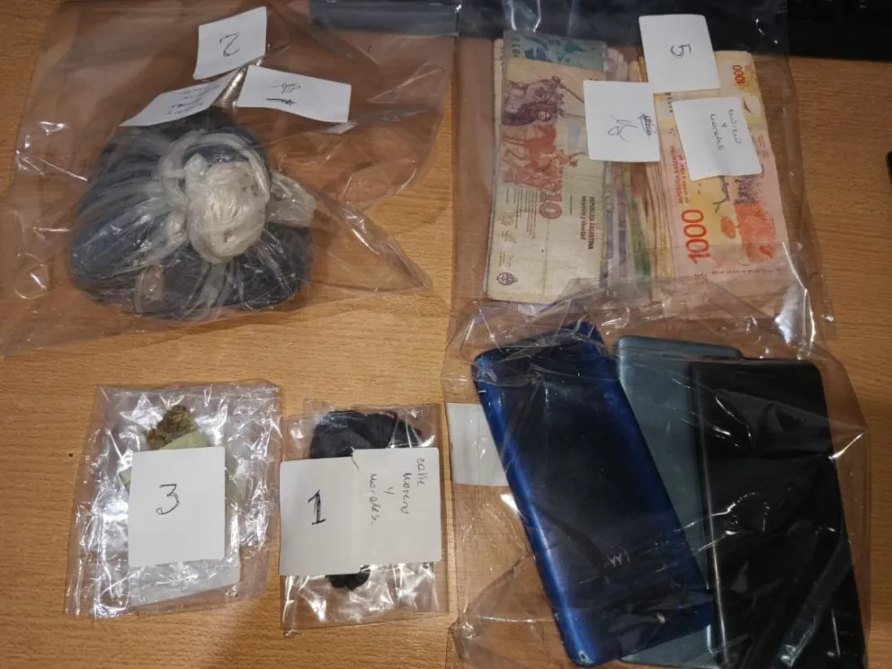 Un operativo policial reveló una red de narcotráfico que operaba en varias ciudades de la provincia