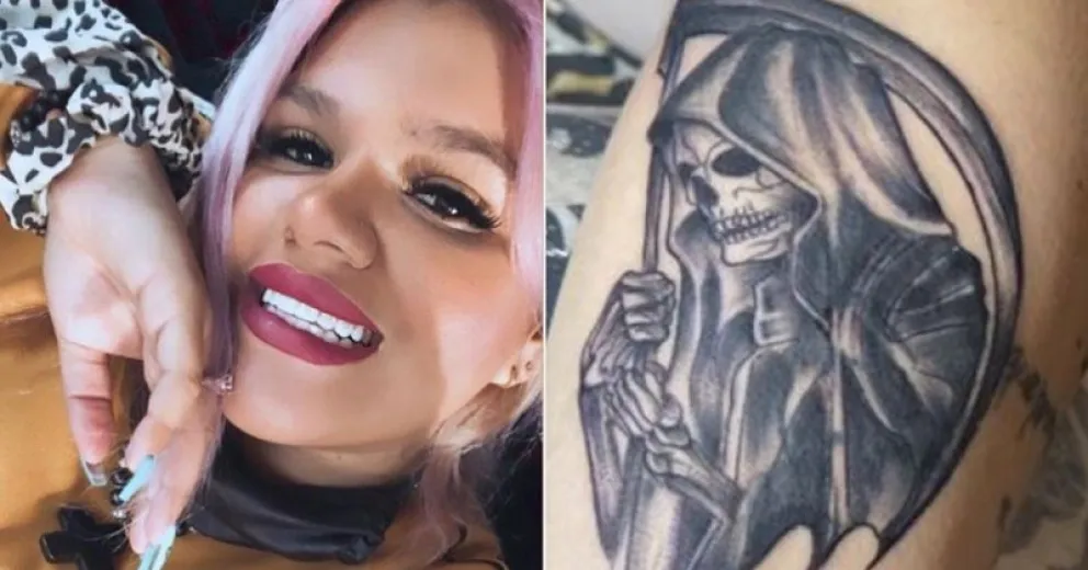 La verdad detrás del tatuaje de Morena Rial y su devoción a San La Muerte