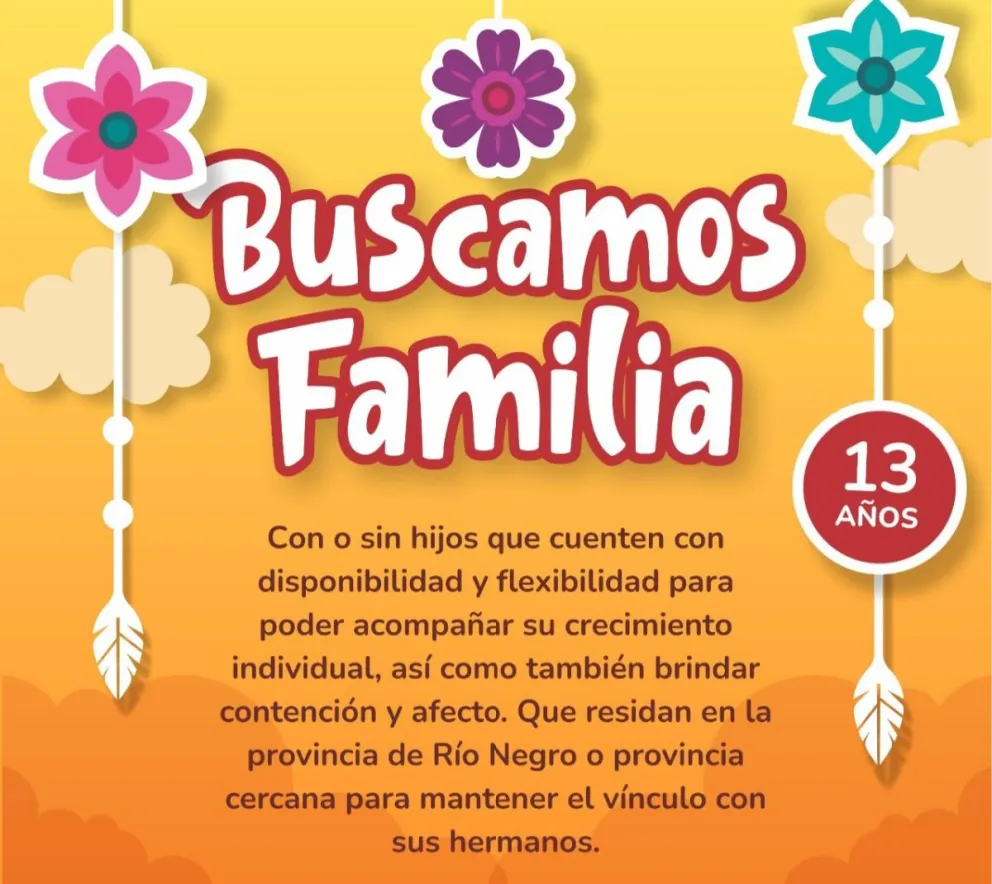 Llamado a la solidaridad: buscan una familia para una adolescente 
