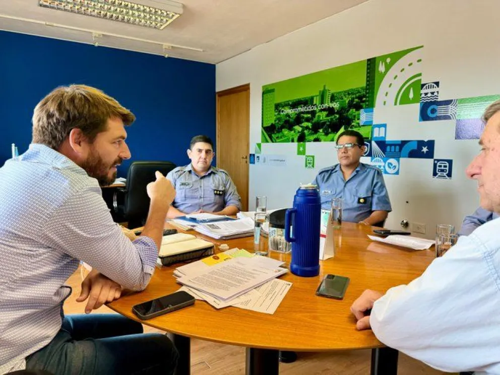  El intendente Rodrigo Buteler le dio la bienvenida al nuevo Jefe Regional de la Policía Javier Yañez