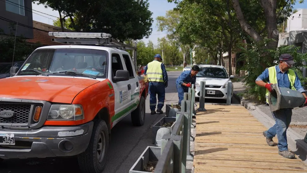 Municipalidad de Cipolletti recupera espacios de estacionamiento