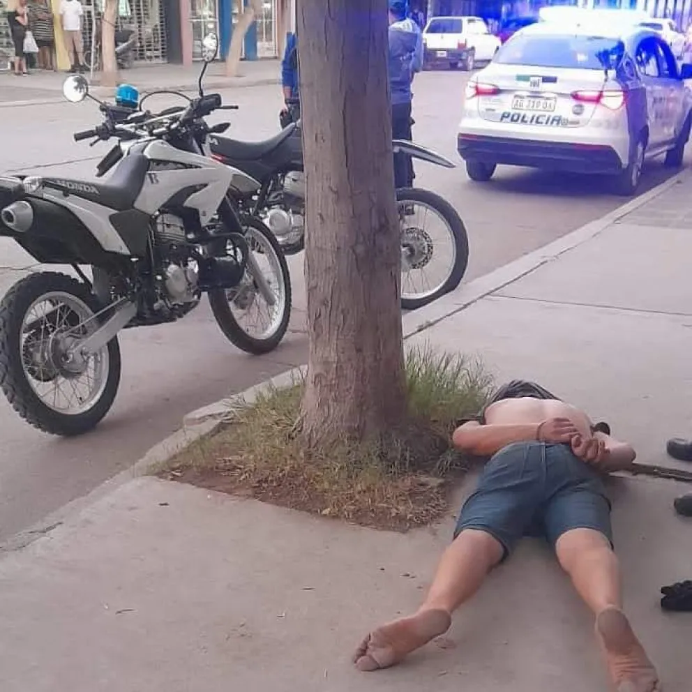 Inseguridad: atraparon a un ladrón en plena fuga