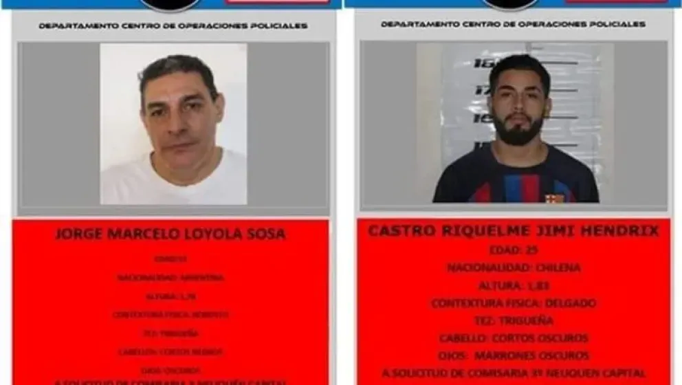 Continúa la búsqueda de los cinco fugados de la Comisaría Tercera de Neuquén