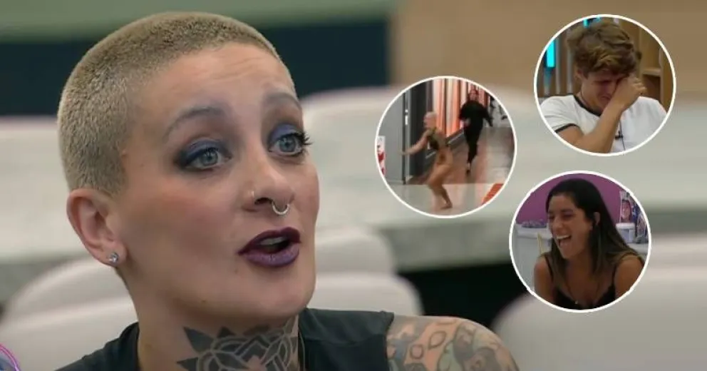 Furia se roba el show en Gran Hermano al correr desnuda a atender el teléfono rojo