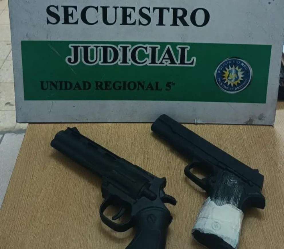 Un asalto en el barrio Don Bosco desató una persecución: se deshicieron de dos réplicas de armas 