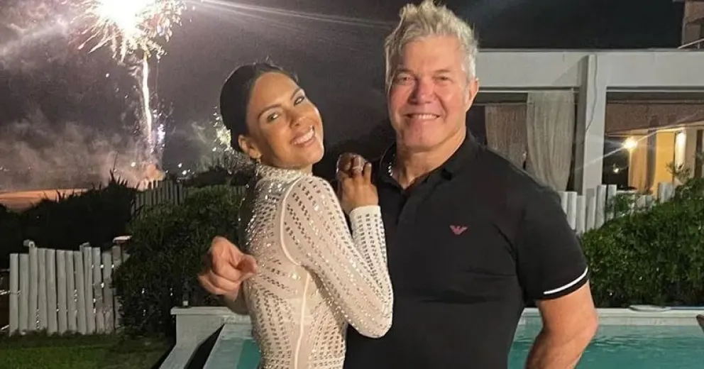 La romántica foto vintage de Barby Franco y Fernando Burlando que sorprendió en redes