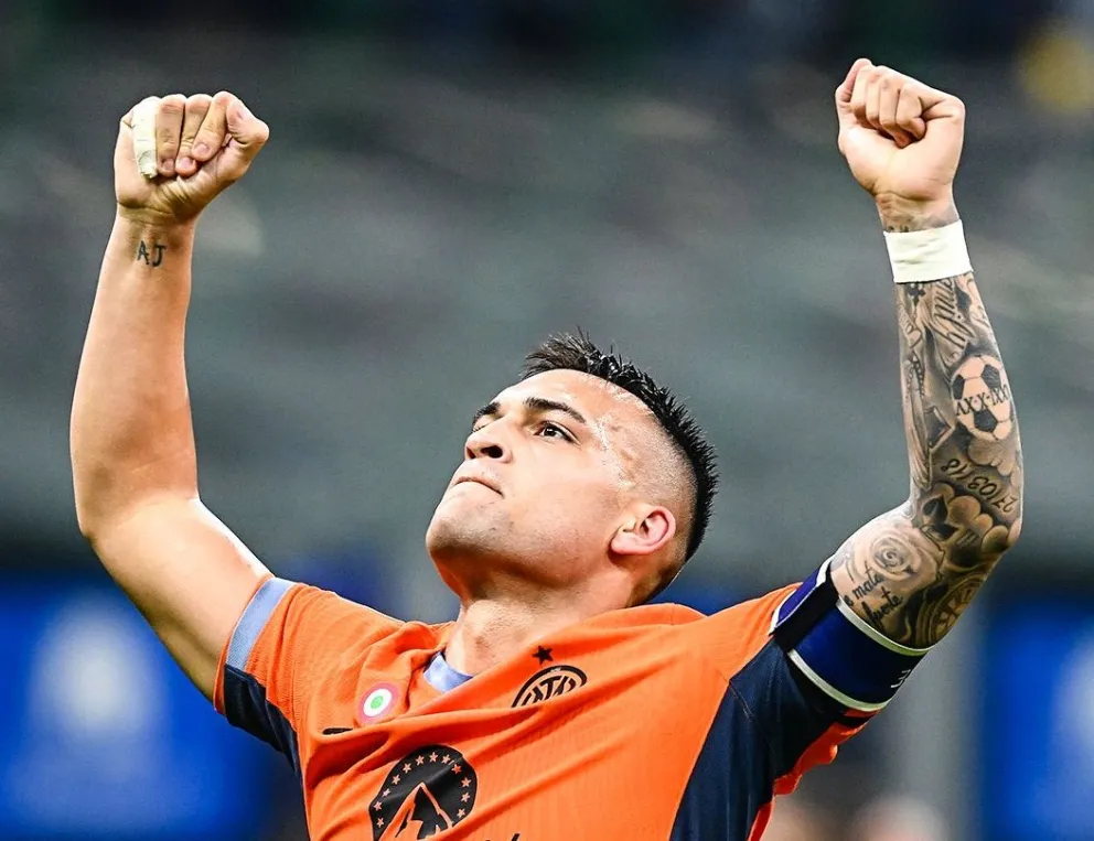 Gol y récord para Lautaro Martínez en la goleada del Inter ante Salernitana