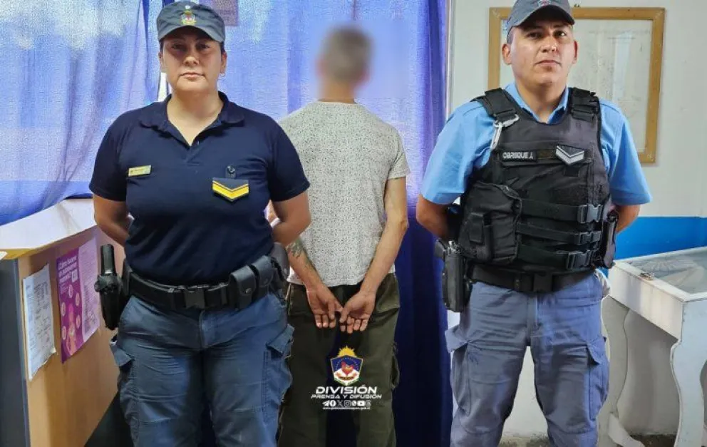 Capturaron a un hombre que tenía pedido de captura por presunto  robo