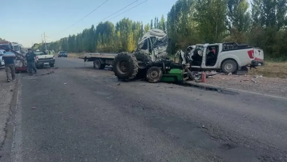 Dramático: dos muertos y dos heridos graves en un triple choque en la ruta 7