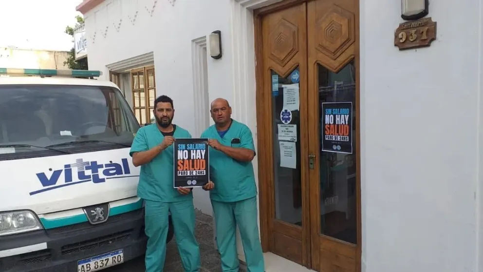  Importante acatamiento en Rio Negro al paro nacional en salud: “Sin salarios no hay salud”