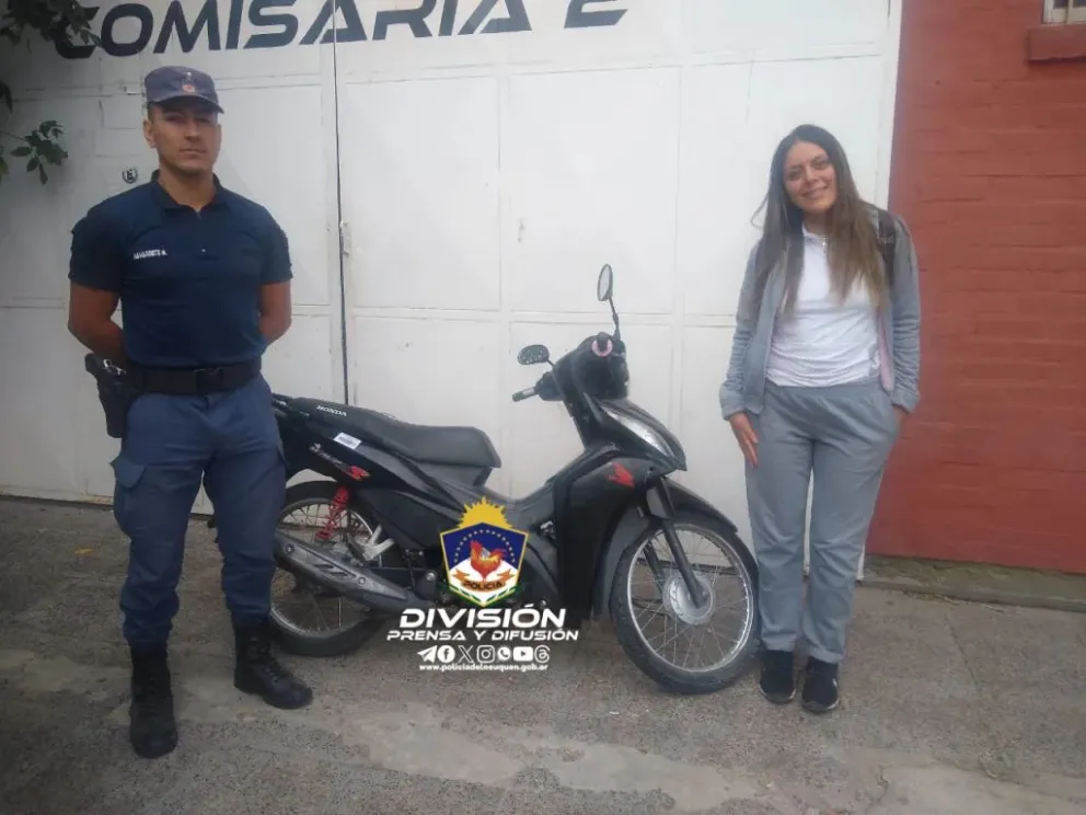 Con las manos en la masa: atraparon a un sujeto con una moto robada