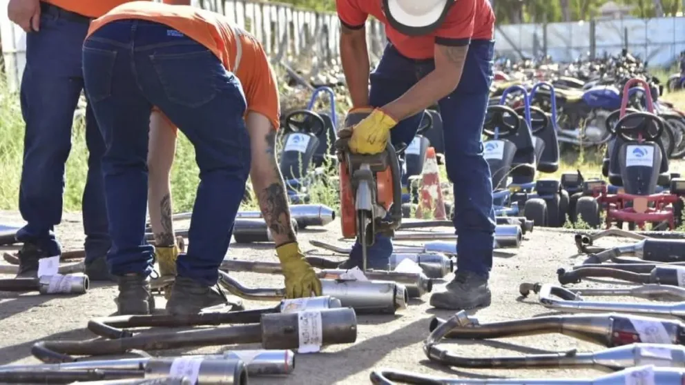 Se intensifica la lucha contra los vehículos ruidosos en Cipolletti