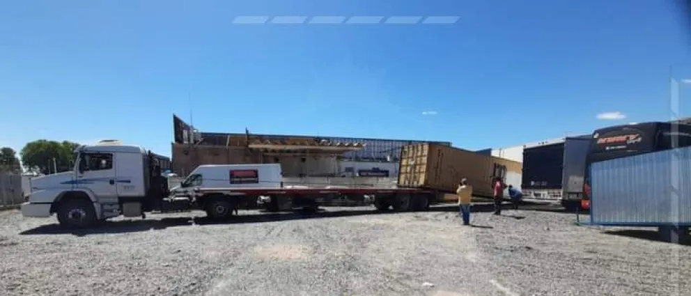 La policía de Rio Negro y Neuquén en conjunto recuperaron dos contenedores marítimos de gran valor