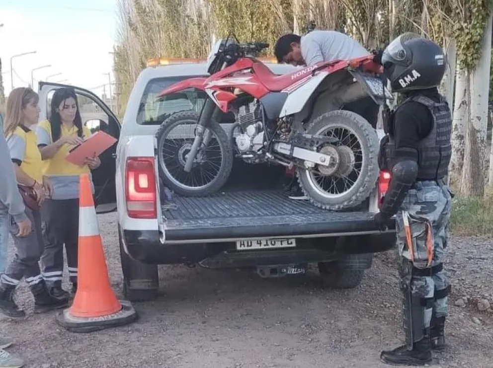  Continúan los controles en la ciudad: la BMA una moto por falta de documentación 