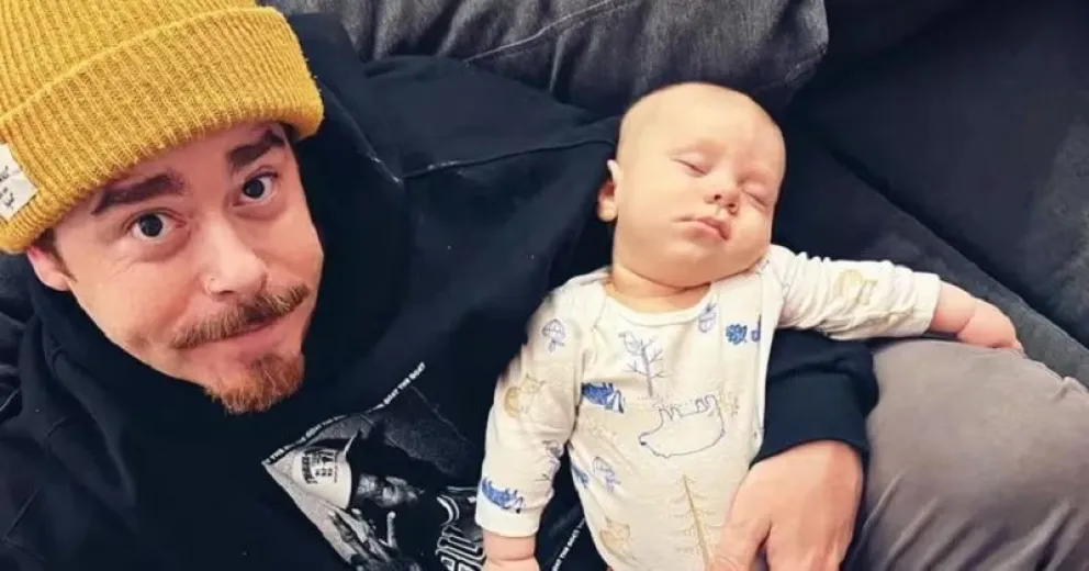 Migue Granados mostró el rostro de Benito, su adorable hijo de 10 meses