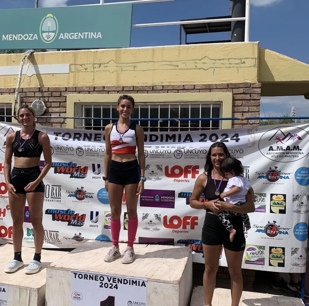 Los atletas cipoleños coronaron el podio en el Torneo Vendimia