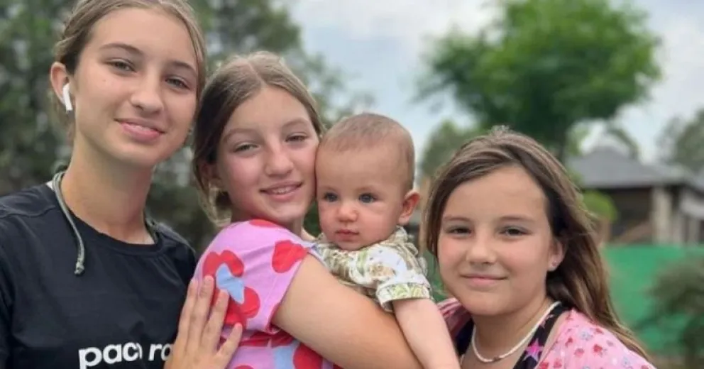 Indiana Cubero disfruta un divertido fin de semana junto a sus hermanos