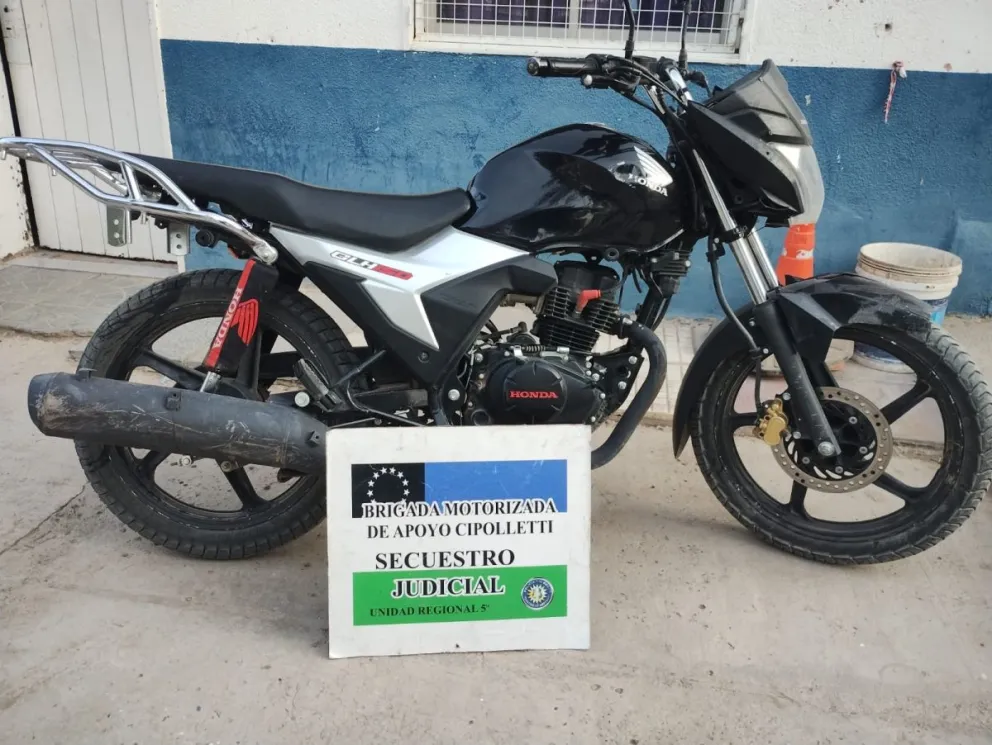 La BMA secuestró dos motos con pedido de captura en el Alto Valle 