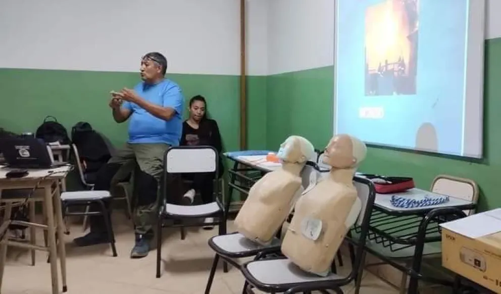 Se realizó una capacitación de primeros auxilios y reanimación en Cipolletti