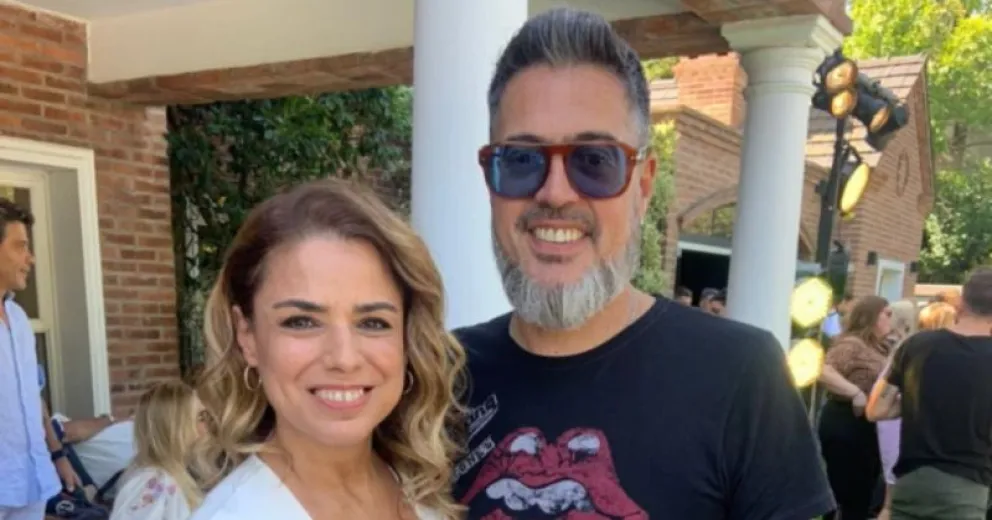 Marina Calabró presenta a su nuevo novio en una fiesta