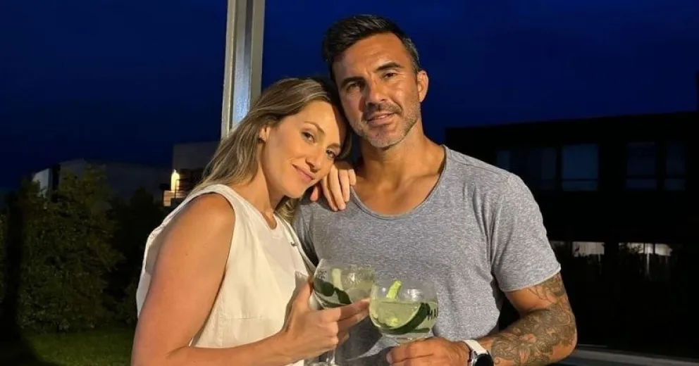 Fabián Cubero se ríe del carácter de Mica Viciconte en las tareas del hogar