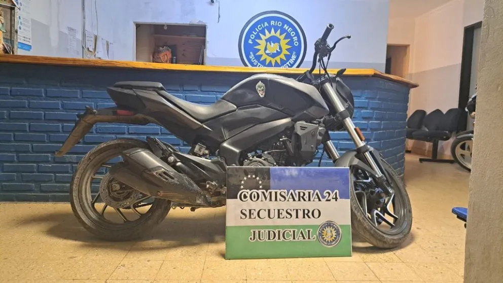 Recuperan una moto que había sido robada en el Distrito
