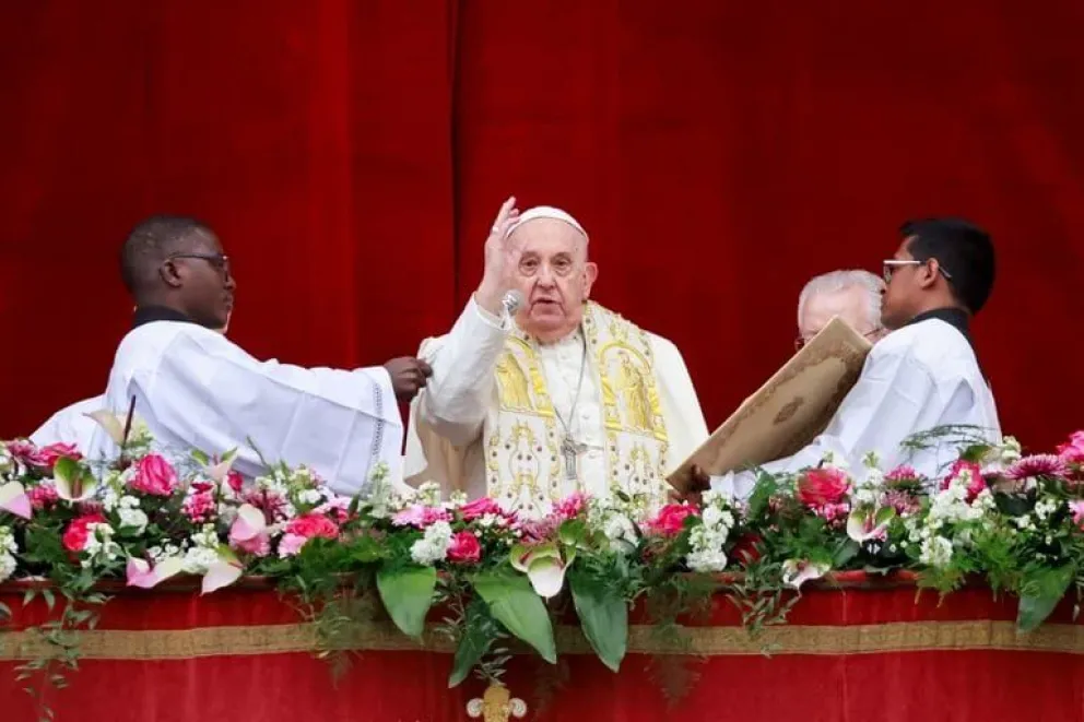 El papa Francisco pidió un alto el fuego en Gaza y advirtió sobre los “vientos de guerra” en Europa