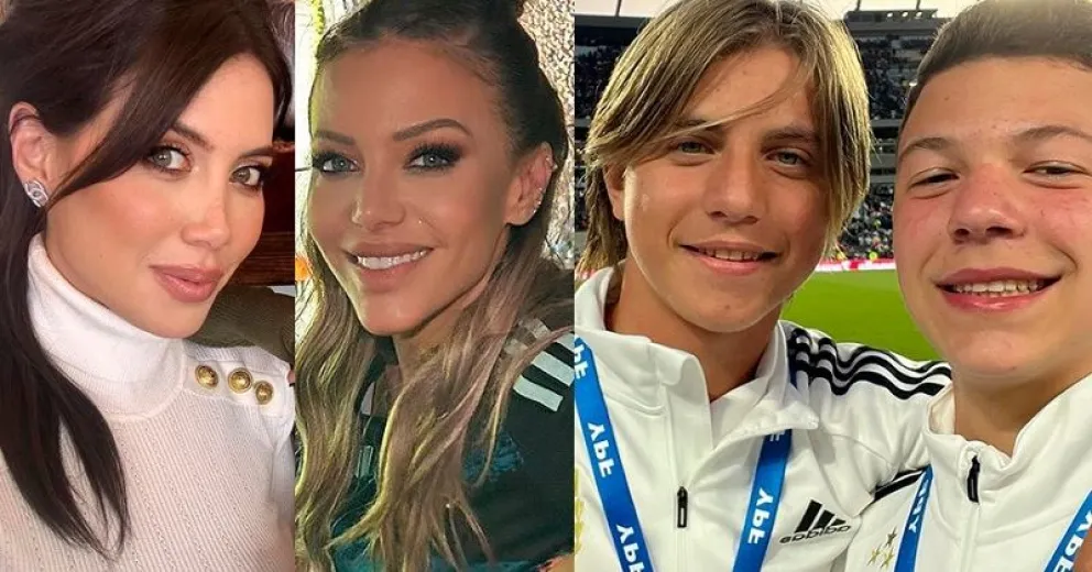 La confesión de Eva Anderson sobre la amistad de su hijo Bastian con Valentino, el hijo de Wanda