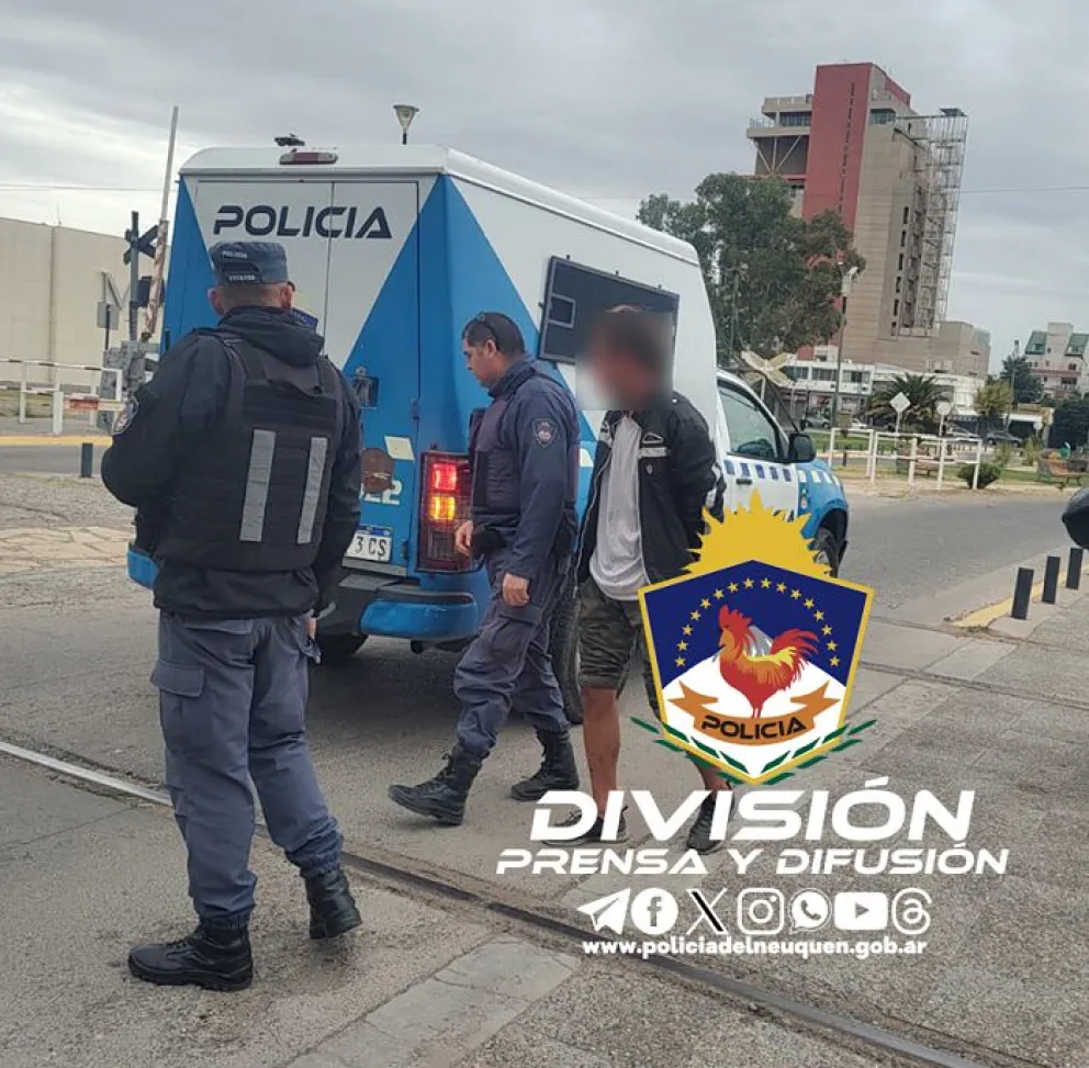 Cayó en Neuquén un delincuente que era buscado en Cipolletti