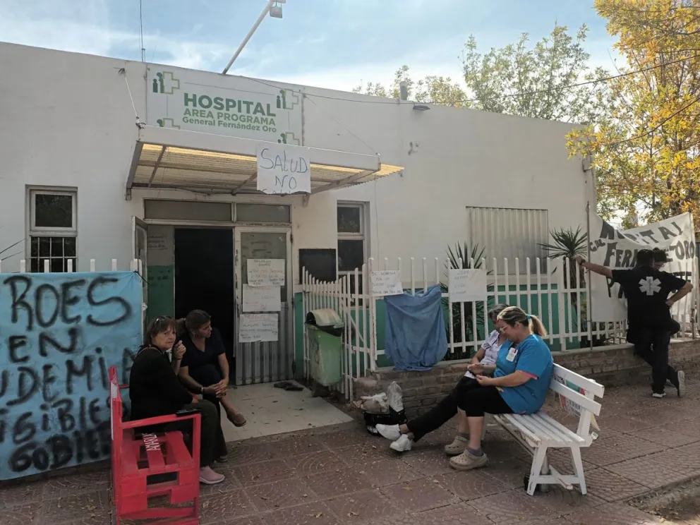 Trabajadores del Hospital orense protestaron ante la falta de insumos básicos