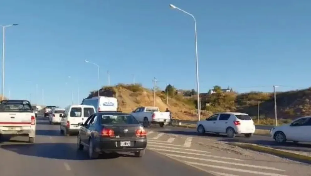 Tarde complicada: un choque en cadena colapso la Ruta 7