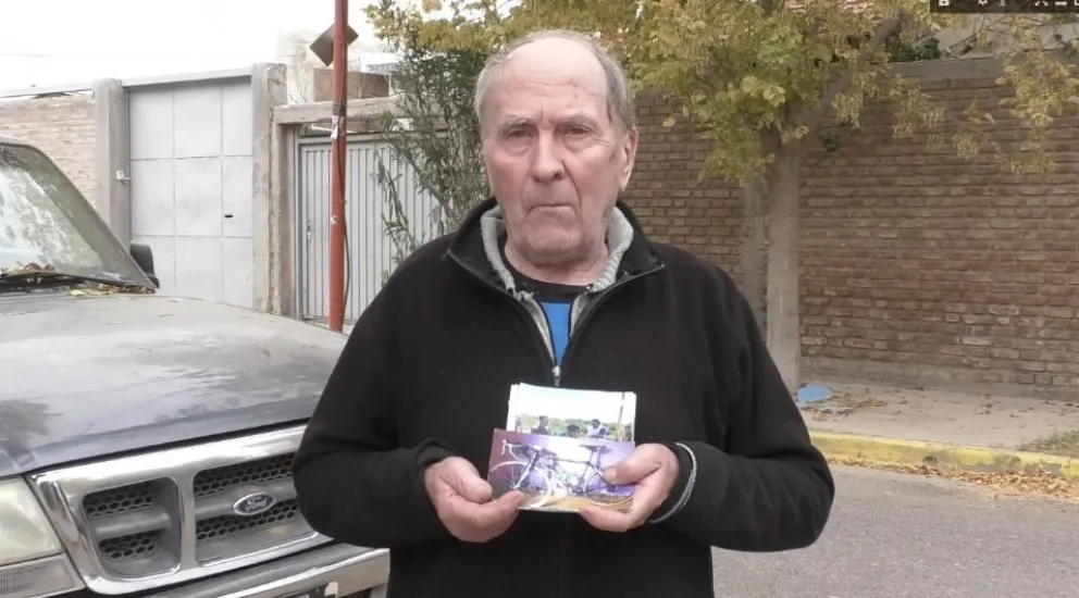 Le robaron la biciceta a un conocido corredor de 80 años de Cipolletti