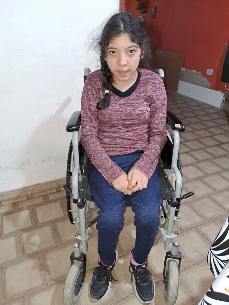 Gracias a la solidaridad, Nahiara sueña con volver a caminar